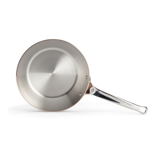 Copper riveted sauté-pan PRIMA MATERA Ø24cm - stainless steel handle