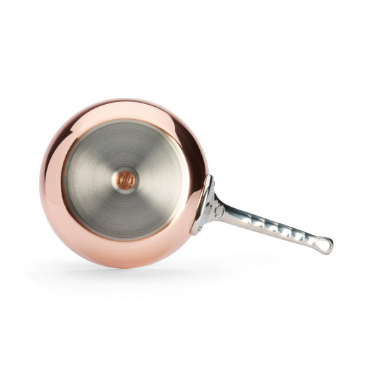 Konische Sauteuse Kupfer PRIMA MATERA Ø24cm - Edelstahlgriff
