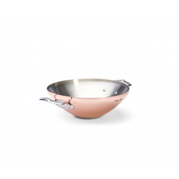 Copper Wok PRIMA MATERA Ø32cm - stainless steel handle