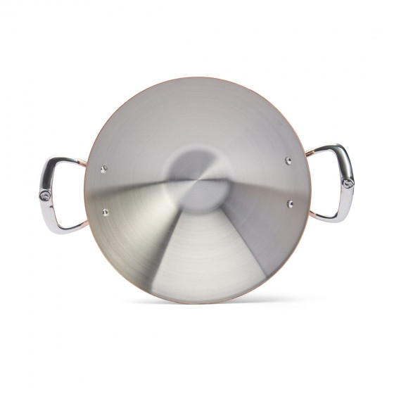 Copper Wok PRIMA MATERA Ø32cm - stainless steel handle