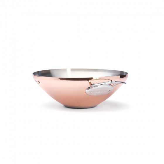 Copper Wok PRIMA MATERA Ø32cm - stainless steel handle