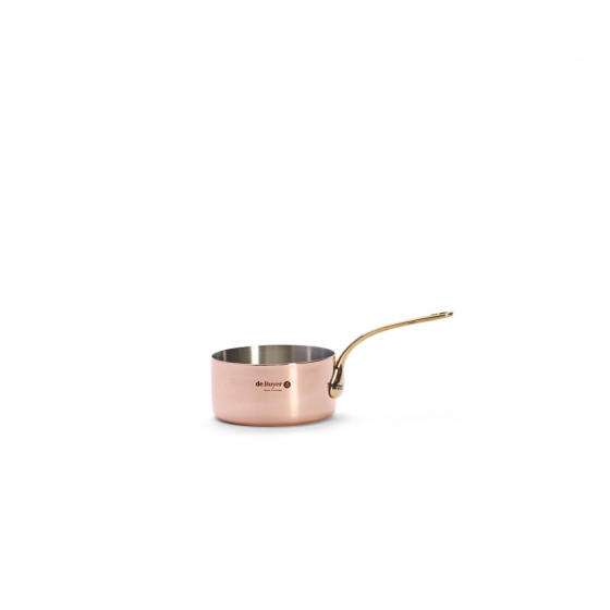 Copper saucepan INOCUIVRE Ø9cm brass handle