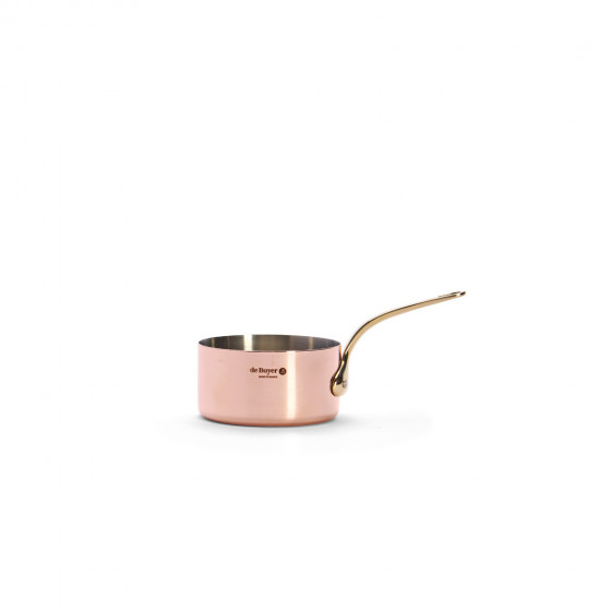 Copper saucepan INOCUIVRE Ø10cm brass handle