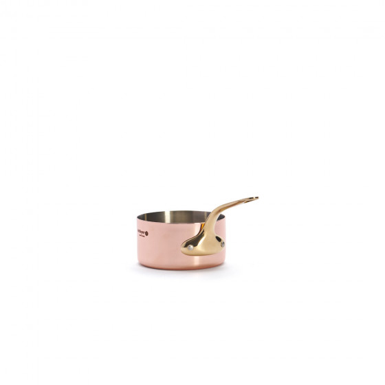 Copper saucepan INOCUIVRE Ø10cm brass handle