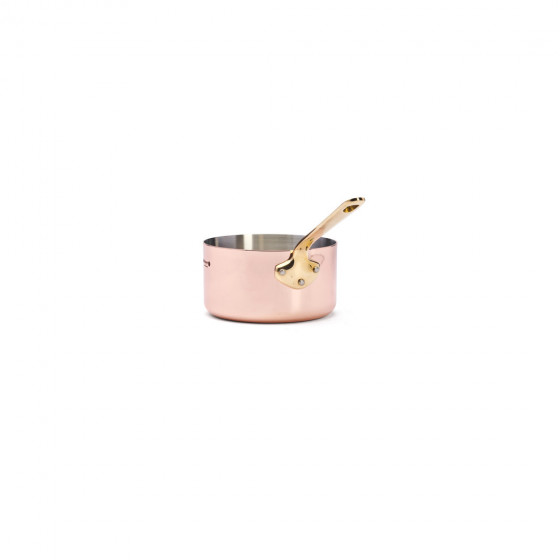 Copper saucepan INOCUIVRE Ø12cm brass handle