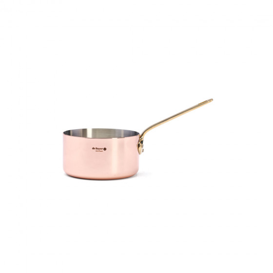 Copper saucepan INOCUIVRE Ø14cm brass handle