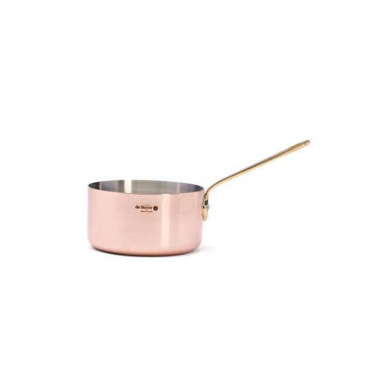 Copper saucepan INOCUIVRE Ø16cm brass handle