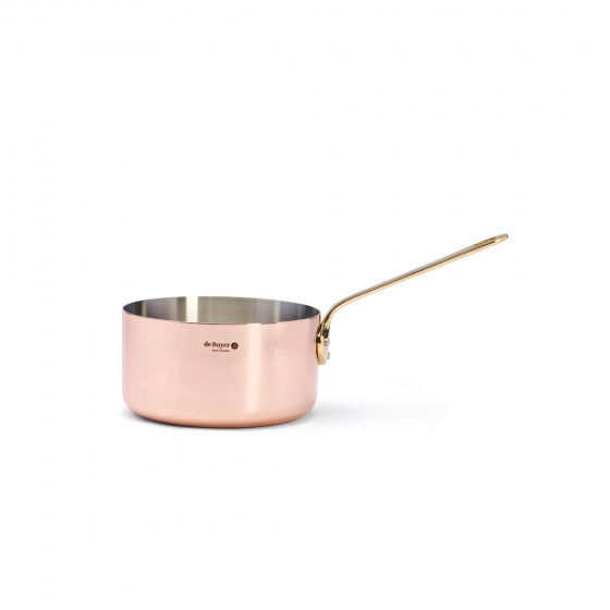 Copper saucepan INOCUIVRE Ø18cm brass handle