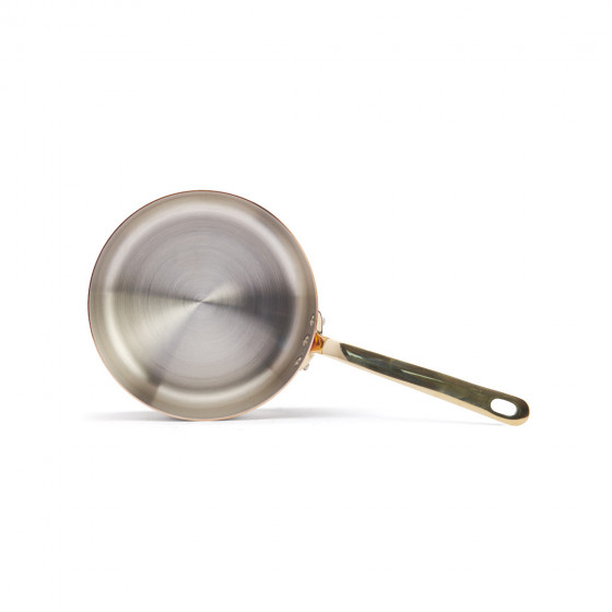Kasserolle Kupfer-Edelstahl INOCUIVRE Ø20cm mit Messinggriff