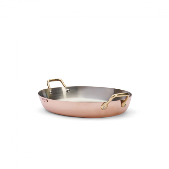 Copper pan INOCUIVRE Ø36cm brass handles