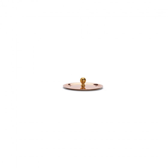 Copper lid with brass handle INOCUIVRE