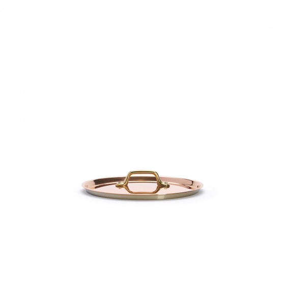 Copper lid with brass handles INOCUIVRE Ø14cm
