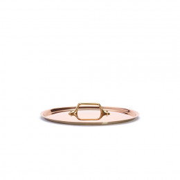 Copper lid with brass handles INOCUIVRE Ø20cm