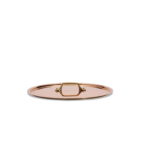Copper lid with brass handles INOCUIVRE Ø24cm
