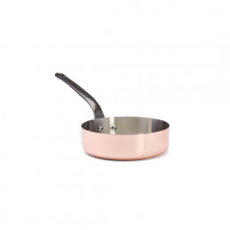 Sauteuse Kupfer-Edelstahl INOCUIVRE Ø20cm mit Gusseisengriff