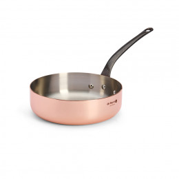 Copper sauté-pan INOCUIVRE Ø24cm cast-iron handle