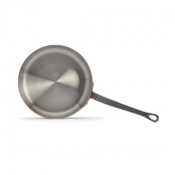 Copper sauté-pan INOCUIVRE Ø28cm cast-iron handle