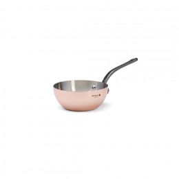 Copper conical sauté-pan INOCUIVRE Ø16cm cast-iron handle