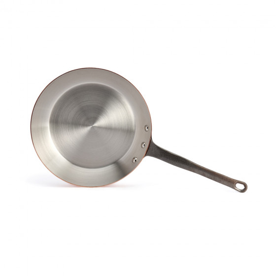 Bratpfanne Kupfer INOCUIVRE Ø28cm mit Gusseisengriff