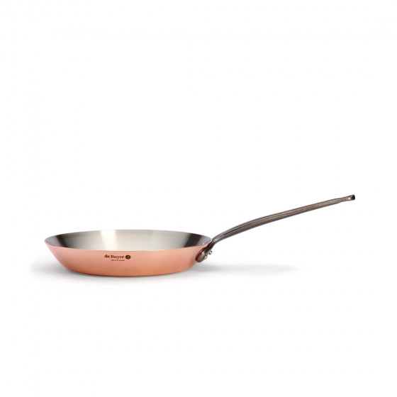 Copper frying pan INOCUIVRE Ø32cm cast-iron handle