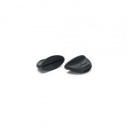 Set of 2 black silicone handles TWISTY