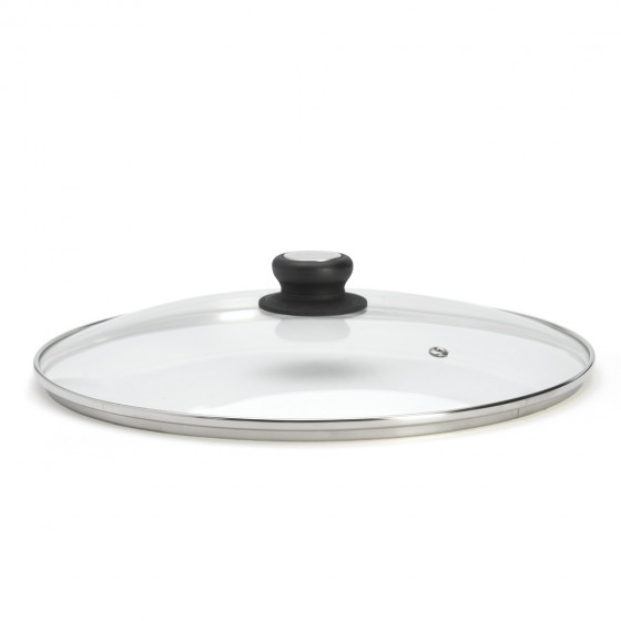 Glasdeckel mit Bakelitgriff Ø32cm
