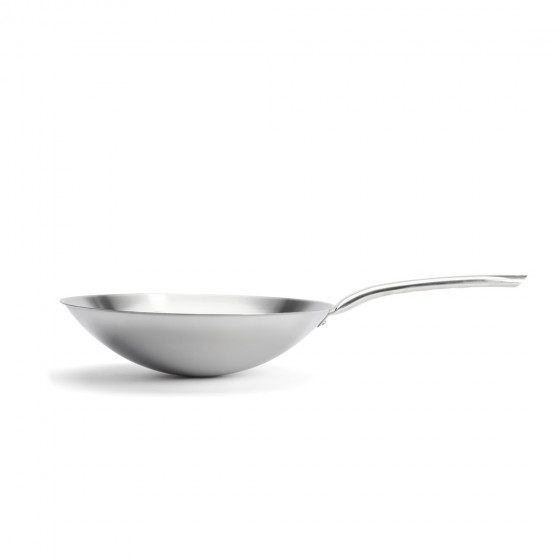 Stainless steel rounded Wok Ø36cm Special induction hob for wok