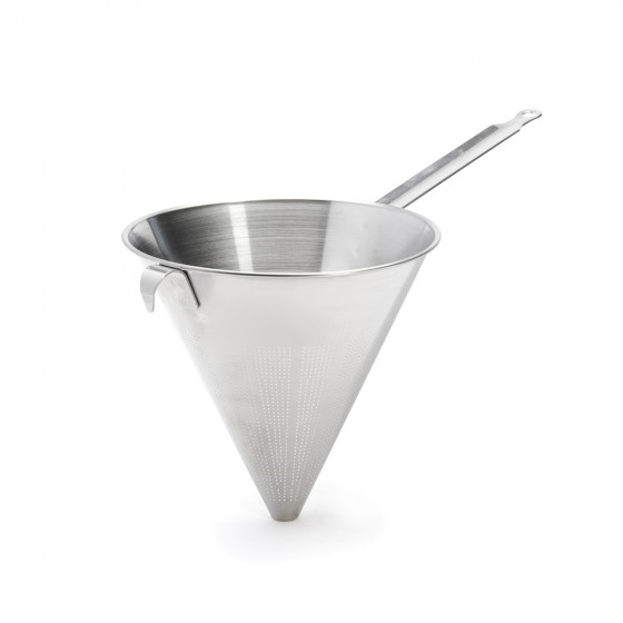 Chinese strainer, microperforated stainless steel