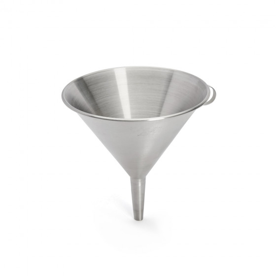 Funnel, stainless steel
