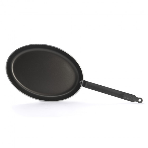 Ovale Fischpfanne Aluminium Antihaft CHOC Ø40cm
