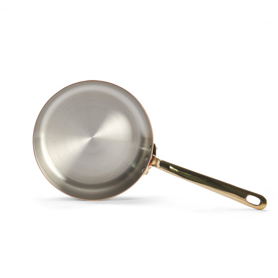 Sauteuse Kupfer-Edelstahl INOCUIVRE Ø20cm mit Messinggriff