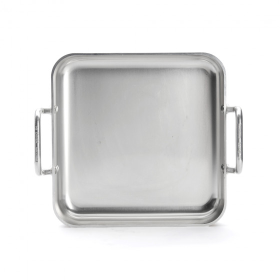 Aluminium roasting-pan 30x30x6,5cm