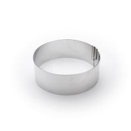 Cercle gradué extensible inox, ø 18 à 36 cm