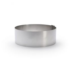 Cercle gradué extensible inox, ø 18 à 36 cm