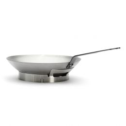 Stainless steel stand for hemispherical wok