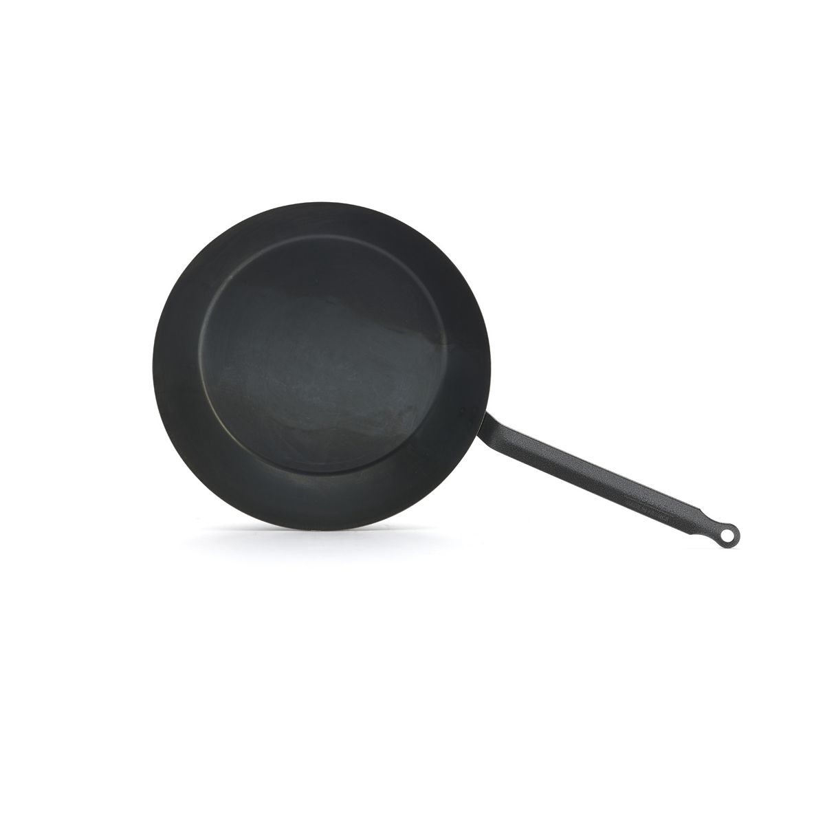 Poêle "La Lyonnaise" De Buyer - Tôle Acier Bleue 1 Mm - Diamètre 24 Cm - 2 Anses - Pour Gaz Et Four