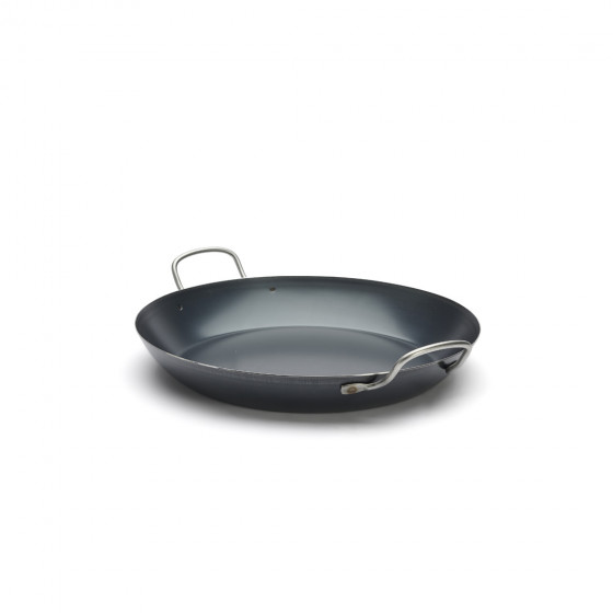 Blue steel paella pan LA LYONNAISE Ø37cm
