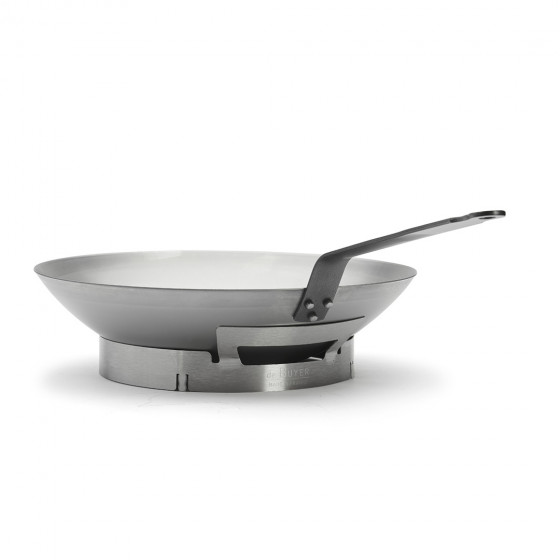 Steel Wok CARBONE PLUS Ø35cm Special induction cooker