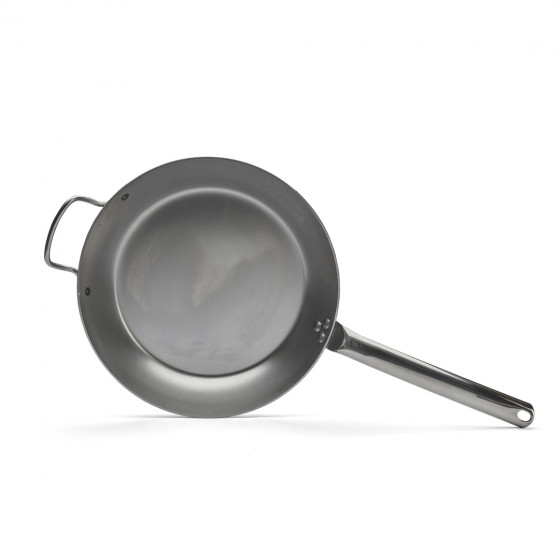 Steel frypan CARBONE PLUS Ø32cm cold handle