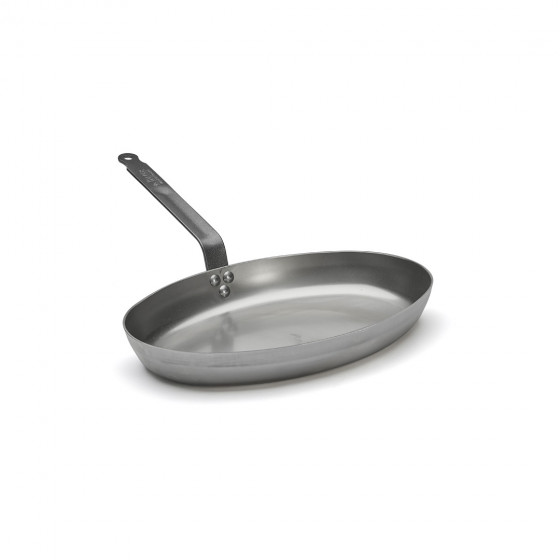 Steel fish frypan CARBONE PLUS Ø36cm