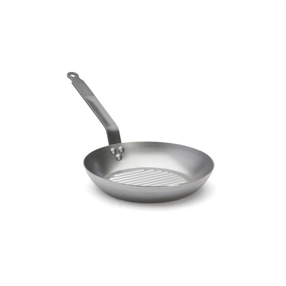 Steel "Grill" frypan CARBONE PLUS Ø26cm