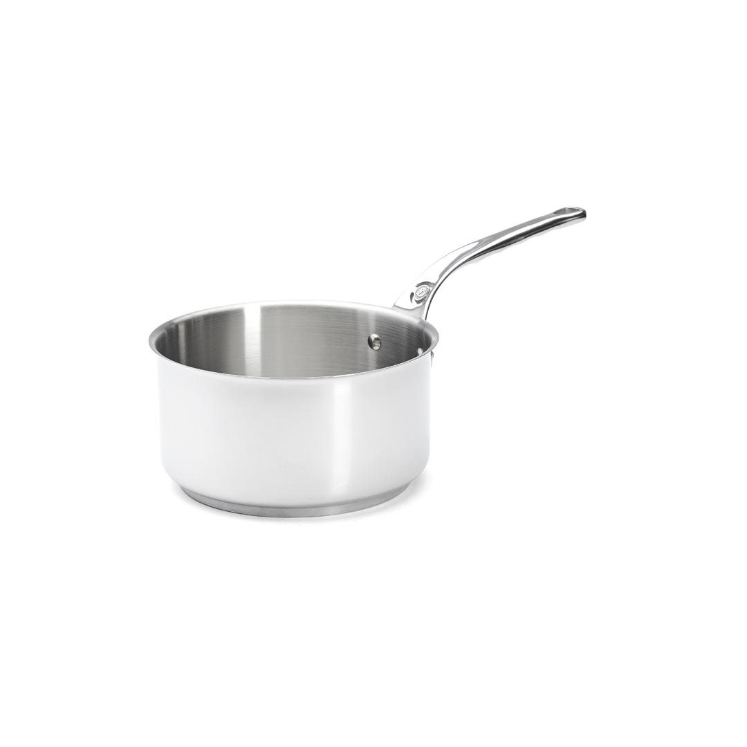 Casserole MILADY en inox avec queue en fonte d’inox, acier inox