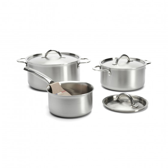 6-piece stainless steel cookware set ALCHIMY