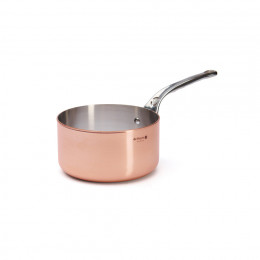 Kupferkasserolle PRIMA MATERA Ø16cm - Edelstahlgriff