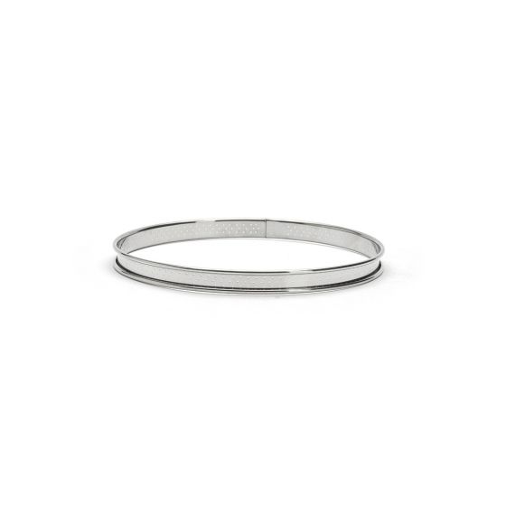 Perforierter Tortenring Edelstahl gerollter Rand  Ø24cm H.2cm