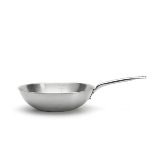 Stainless steel Wok ALCHIMY Ø28cm