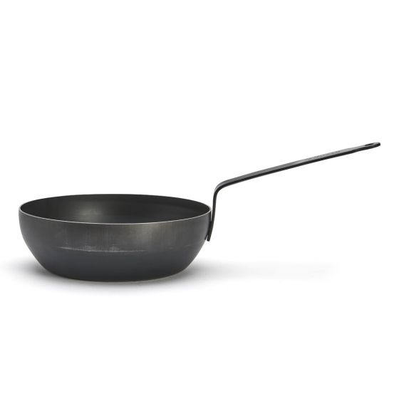 Blue steel round country frypan BLUE CARBON Ø28cm