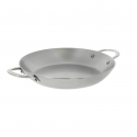 Round steel pan with 2 handles MINERAL B