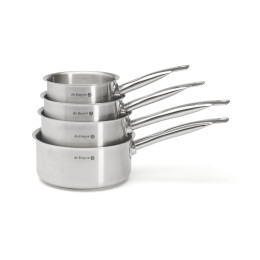 Set of 4 stainless steel saucepans PRIM'APPETY Ø14-16-18-20cm