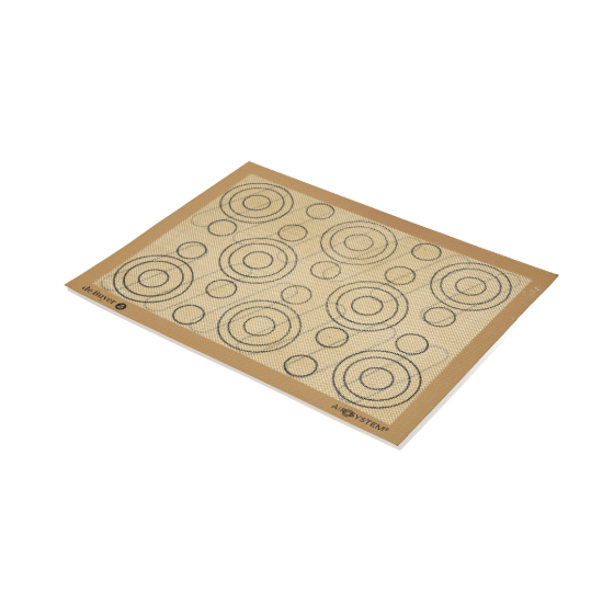 Perforierte doppelseitige Silikonbackmatte AIRMAT für Brandteig 40x30cm